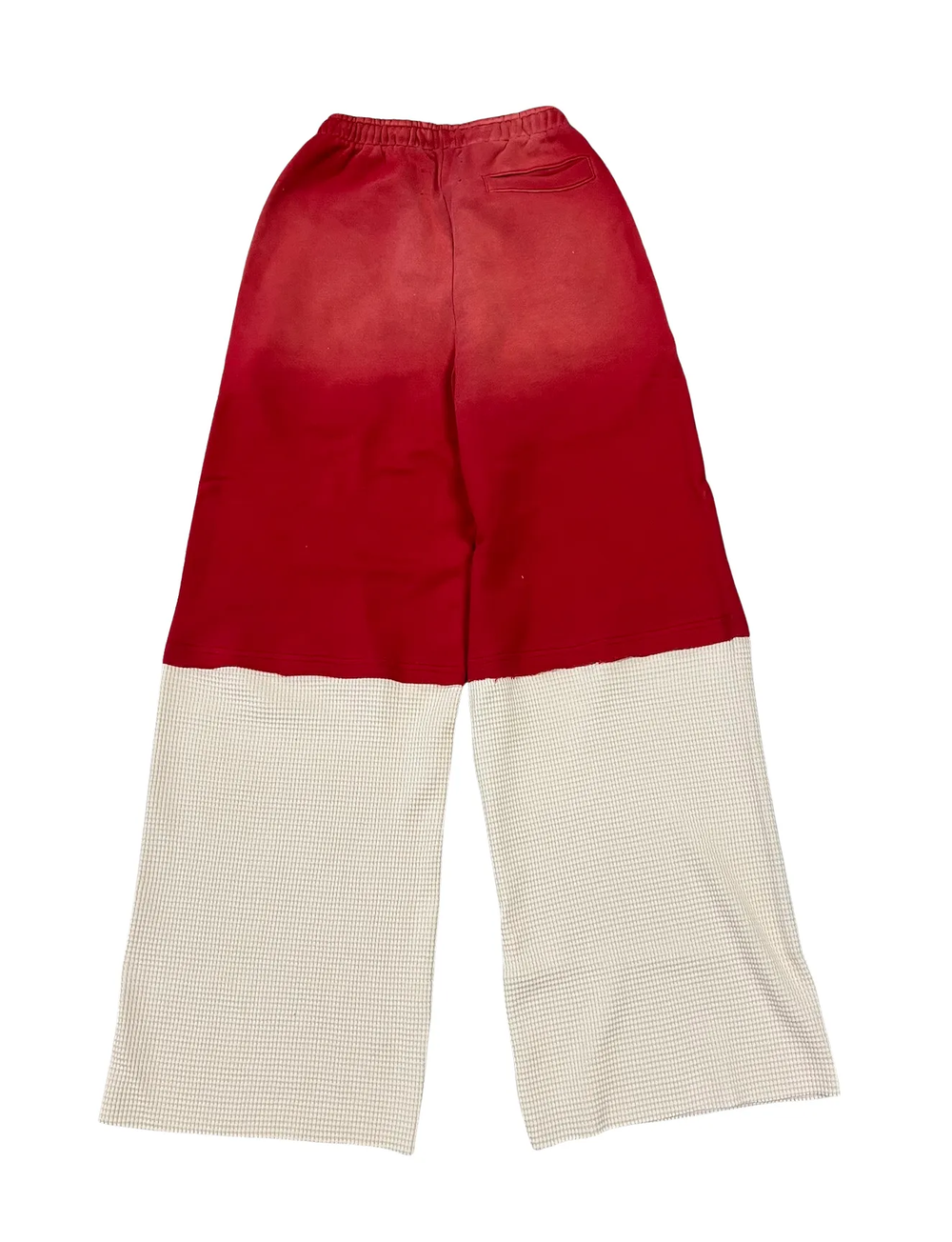 Satoshi Nakamoto 'Double Layered' Red Sweatpants