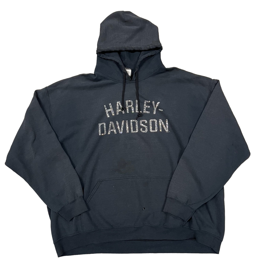 Harley Davidson 'Wisconsin' Rhinestone Vintage Hoodie