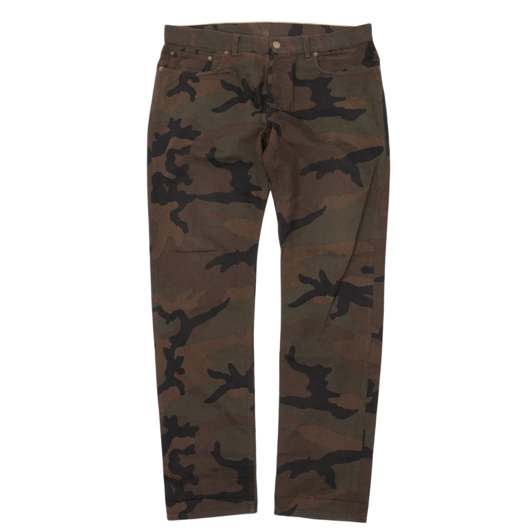 Louis Vuitton Supreme Supreme Jacquard Camouflage Monogram Jeans