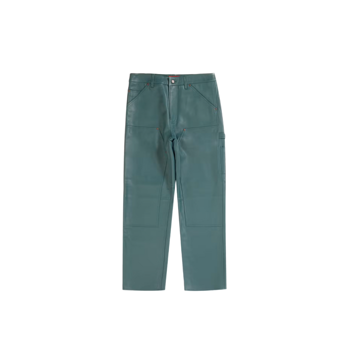 Supreme 'Green' Leather Double Knee Pant