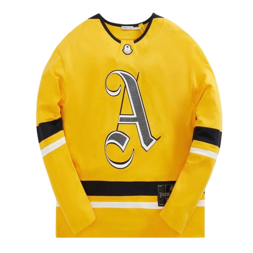 Moncler X Palm Angels 'Yellow' Longsleeve Tee