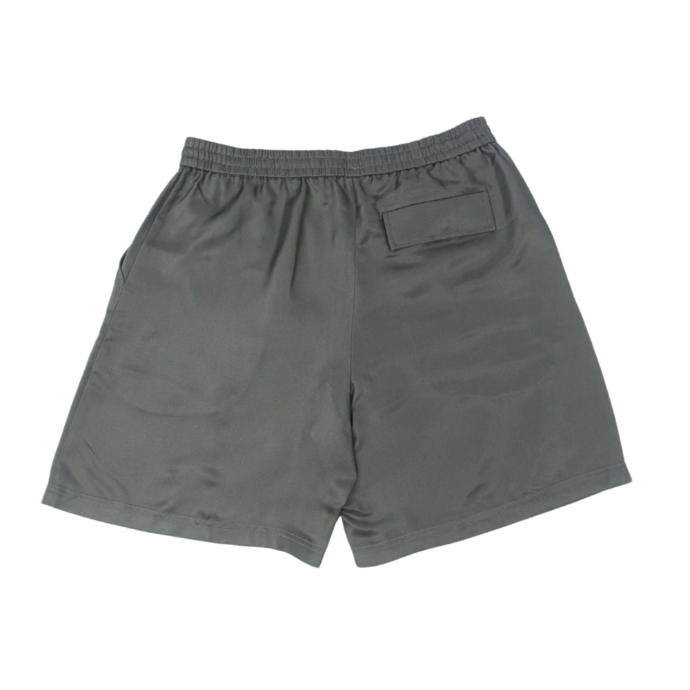Louis Vuitton 'Silver' LV Lovers Lasso Silk Shorts