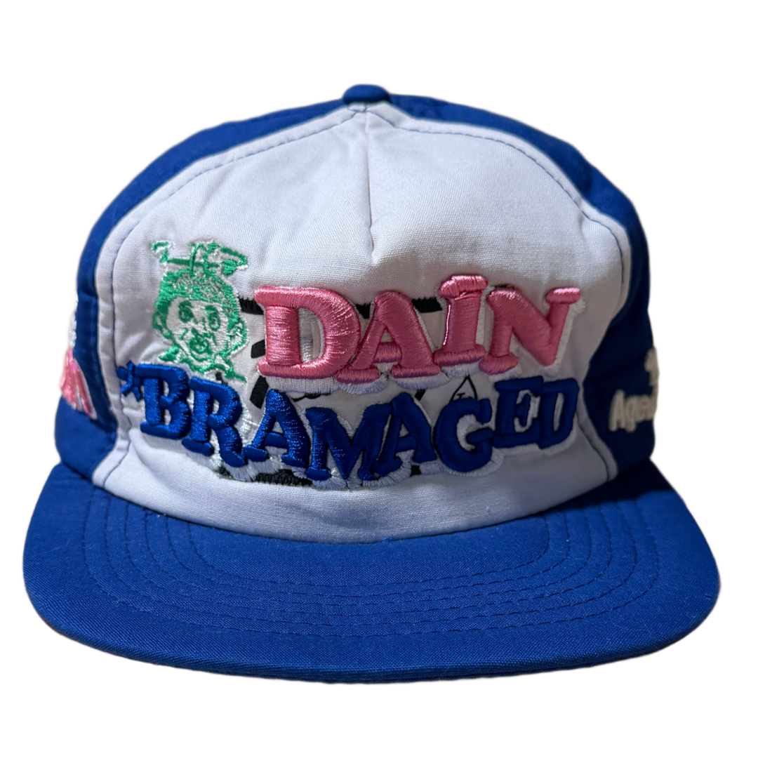 *Better With Age 'Brain Damage' Blue Trucker Hat