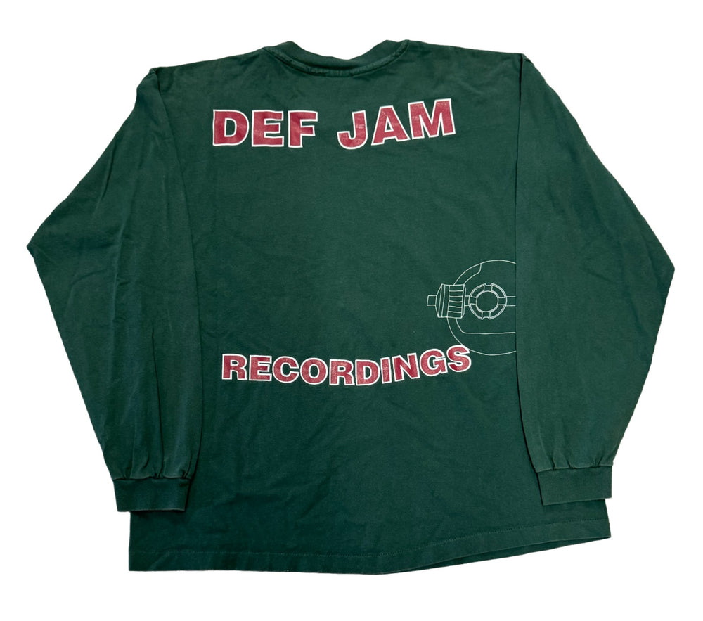 Def Jam Recordings Green Longsleeve Vintage Tee