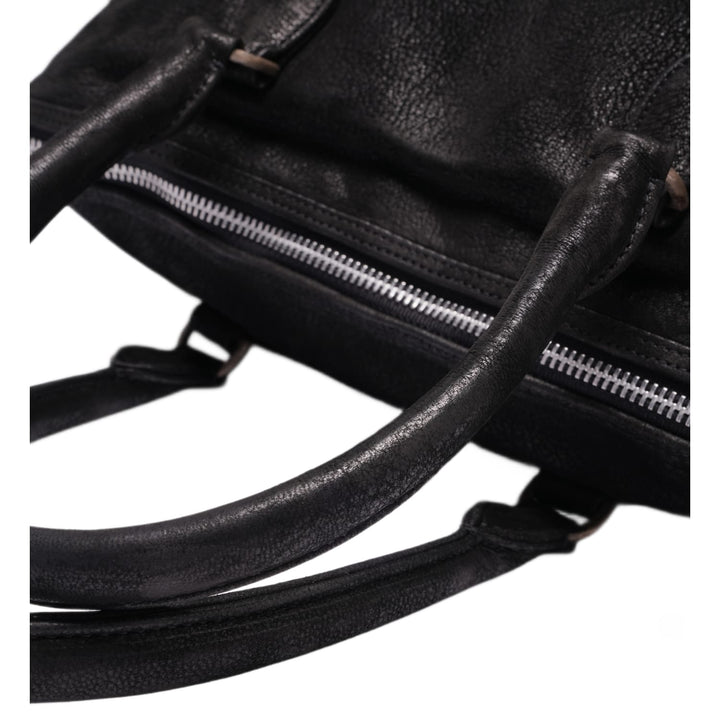 Chrome Hearts 'XL Dagger' Black Nubuck Bowling Bag