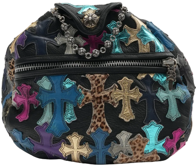 Chrome Hearts 'XXL Multicolor Cross Patch' Duffel Bag