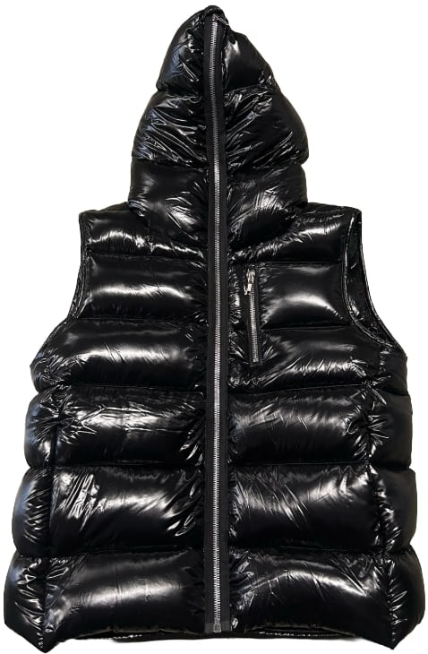 Rick Owens 'Sealed' Black Vest