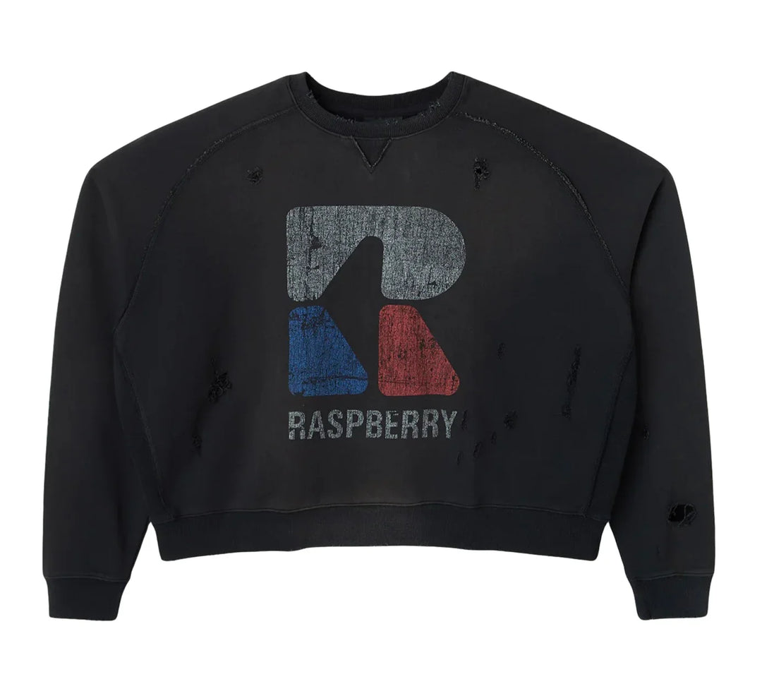 Gold+Vintage Gallery Raspberry Hills 'Raf Berry' Crewneck