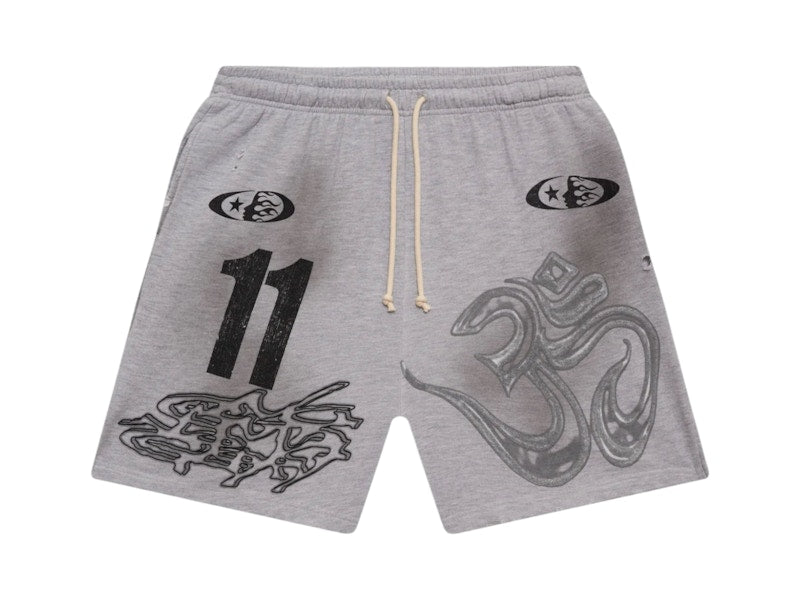 Hellstar Yoga Shorts Grey