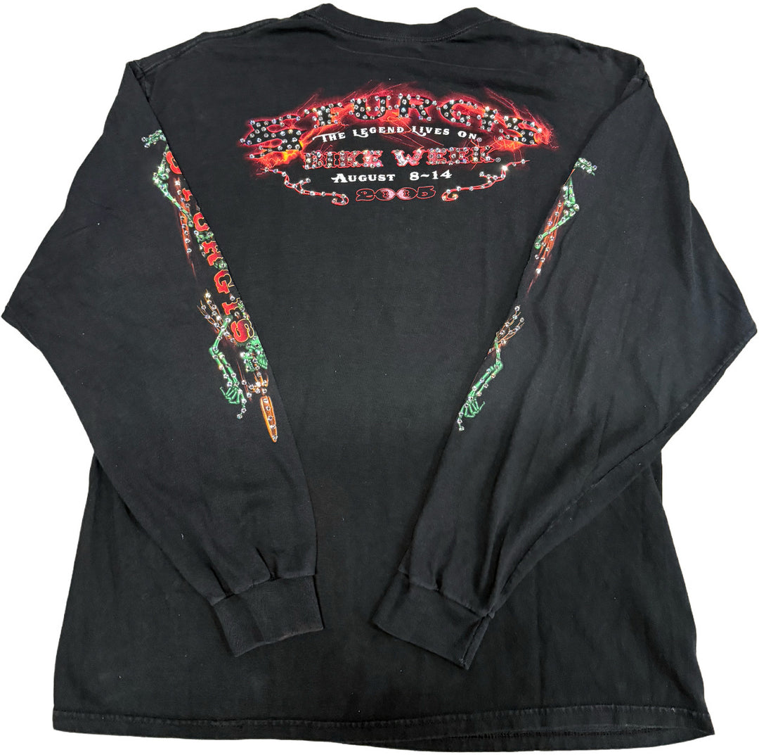 Sturgis 'Bike Week 2005' Rhinestone Vintage Longsleeve
