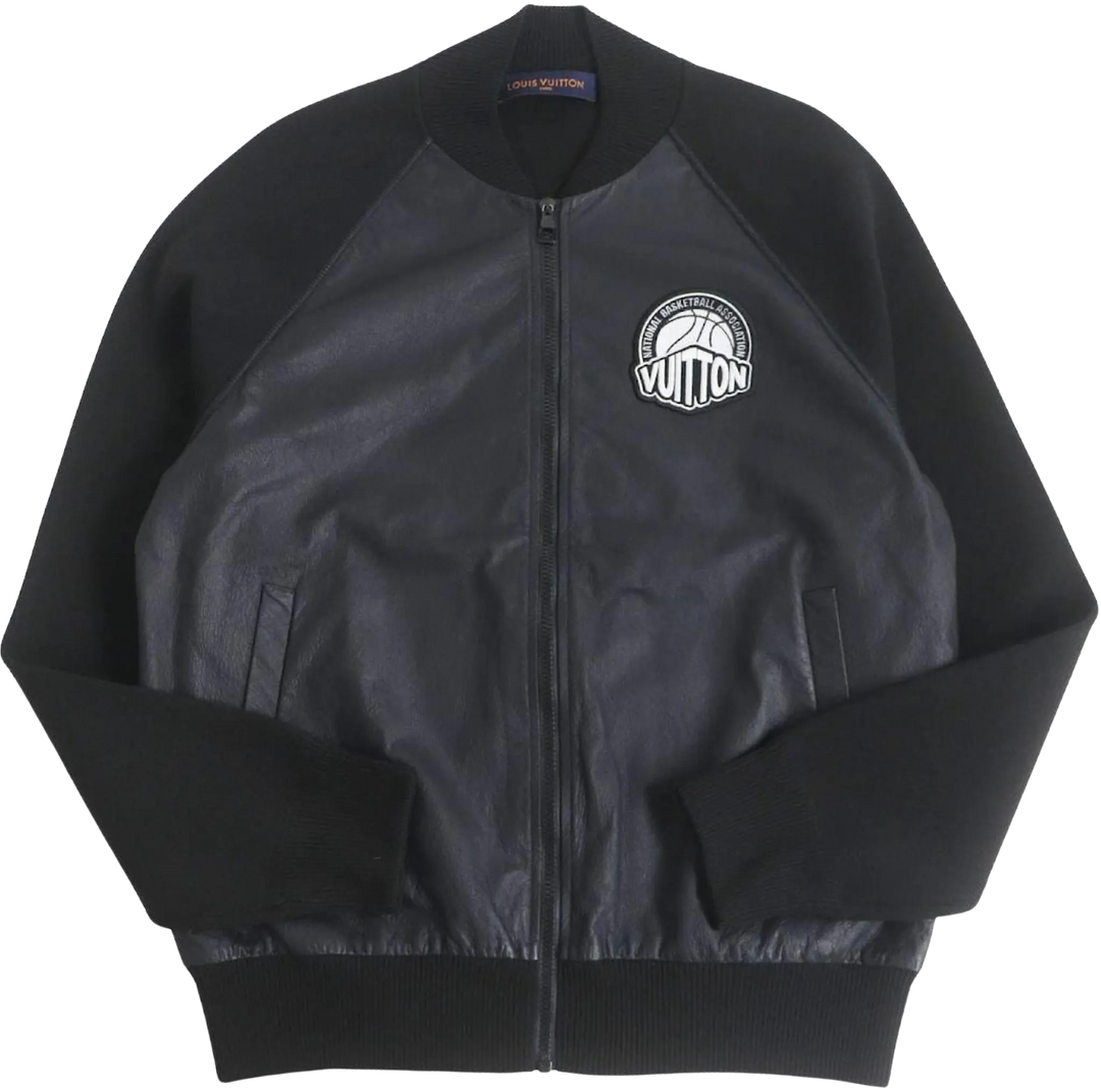 Louis Vuitton x NBA 'Black' Leather Jacket