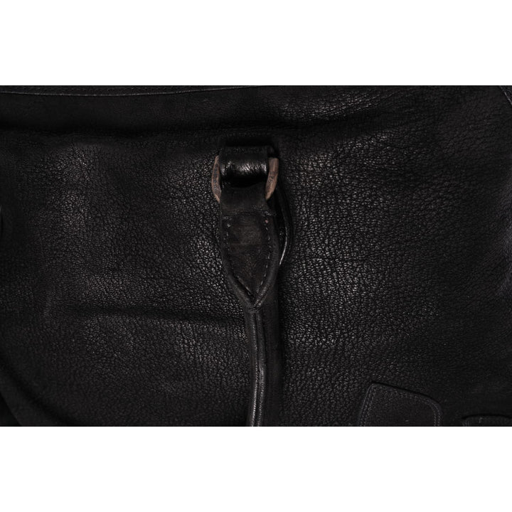 Chrome Hearts 'XL Dagger' Black Nubuck Bowling Bag