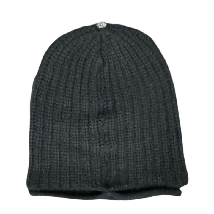 Chrome Hearts Silver Star Patch Mohair Double Layer Beanie