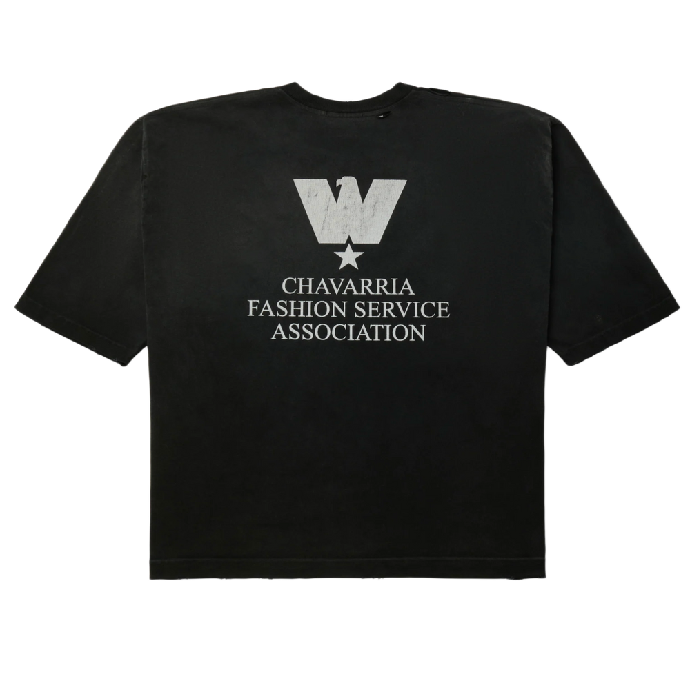 Willy Chavarria 'Black' Fashion Service Tee