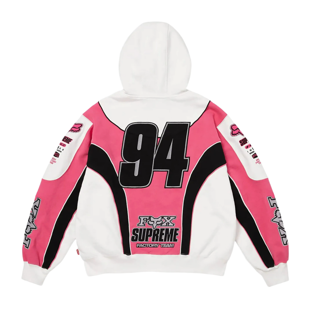 Supreme x Fox 'Pink' Racing Zip-Up