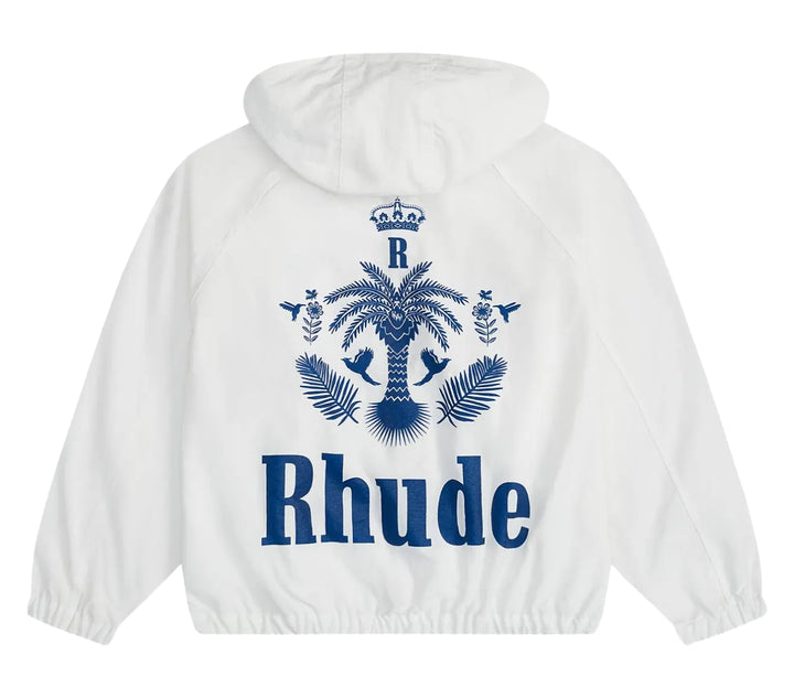 Rhude 'Palm' White Track Jacket