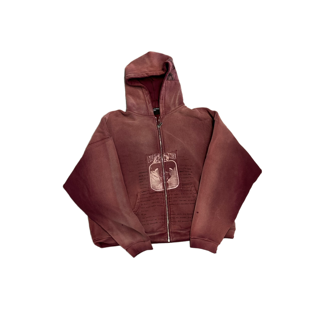 Enfants Riches Deprimes 'Vintage Red' R/P/S ASML Zip Hoodie