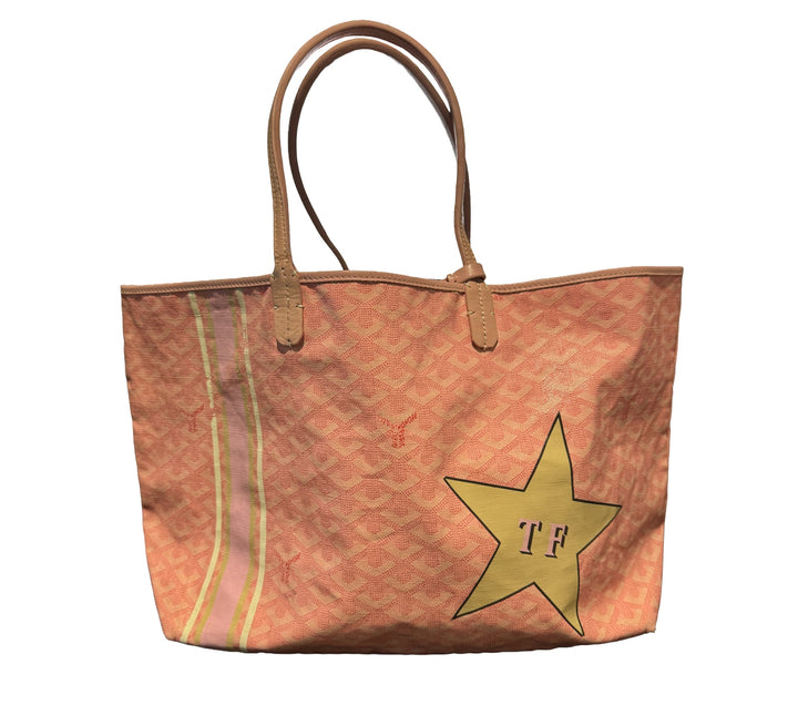 Goyard 'TF' Sakura Pink Saint Louis PM Tote Bag