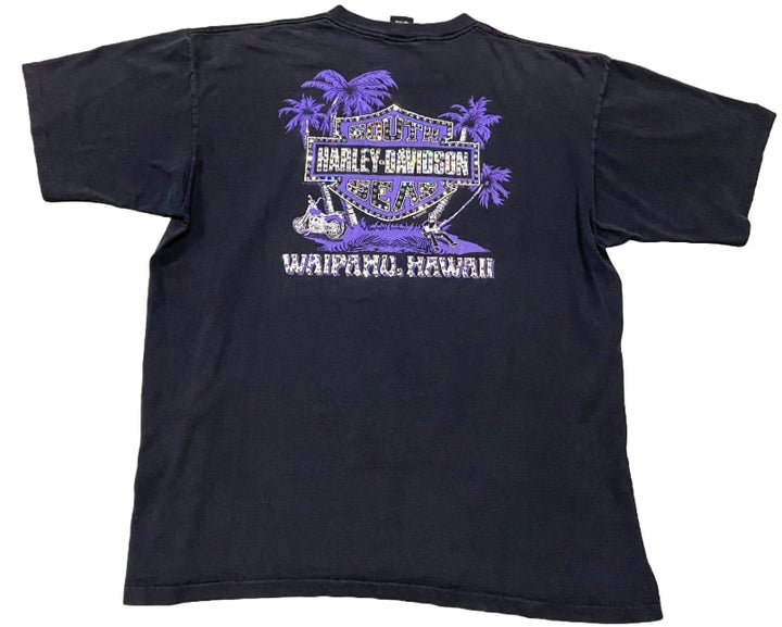 Harley Davidson 'South Seas' Rhinestone Vintage Tee
