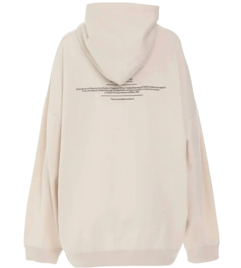 Balenciaga 'Couture' Tan Oversized Hoodie