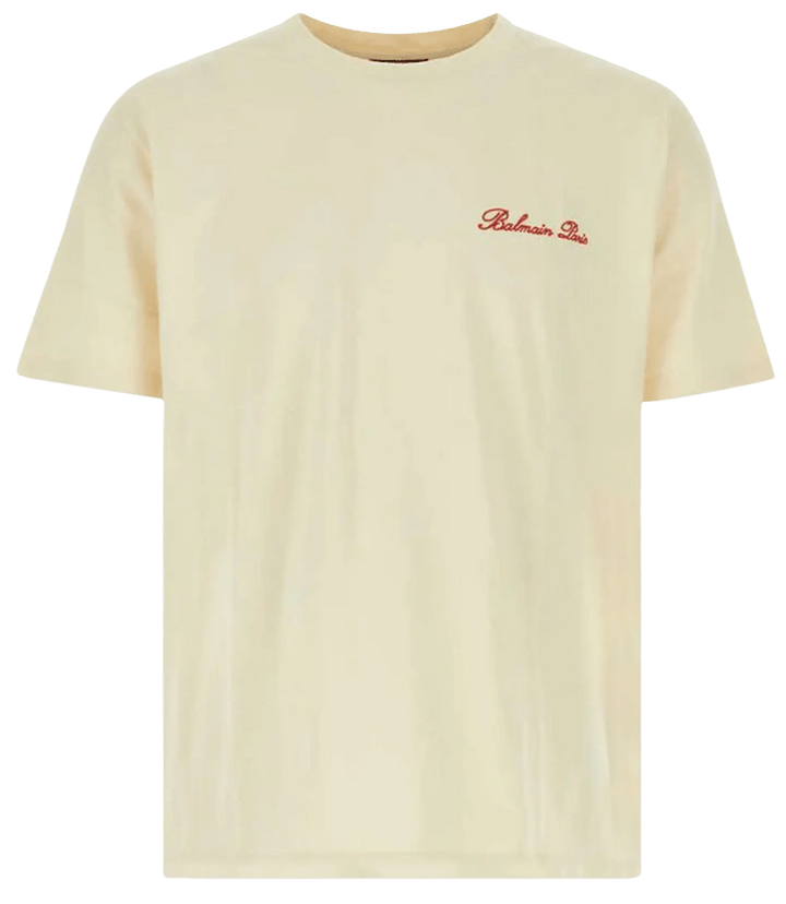 Balmain 'Western Print' Cream Shirt