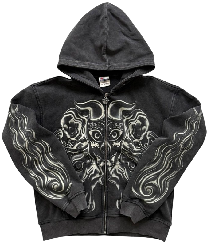 Chew Forever 'Tragoedia' Zip Up Hoodie