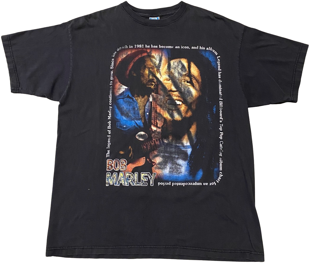 Bob Marley '1981 He Has Become An Icon' Vintage Tee