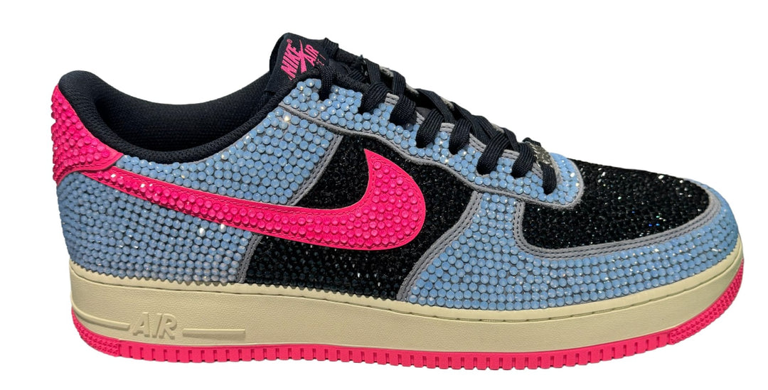 Bossi 'Pink/Baby Blue' Rhinestone Sneaker