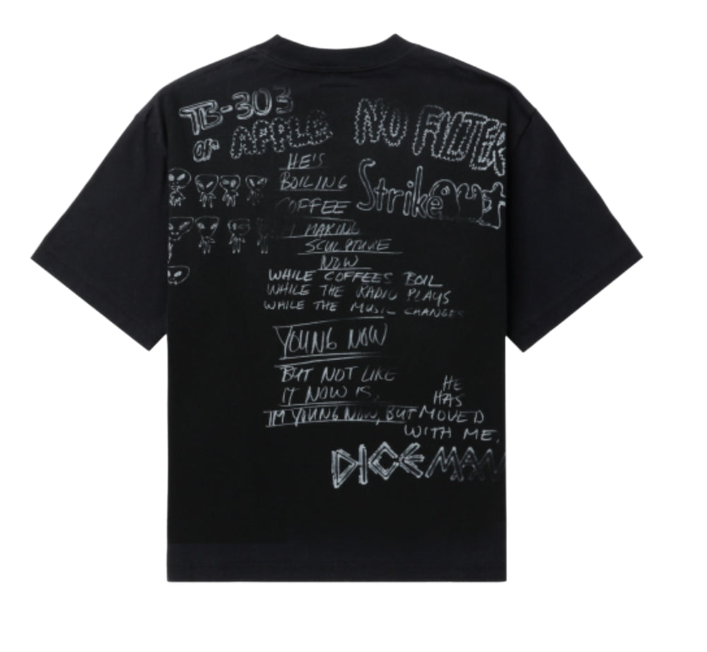 Maison Mihara Yasuhiro 'Power To The People' Black Tee