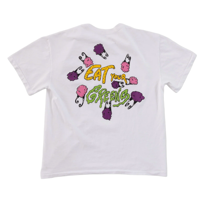 Matty Boy Anti Promo 'Eat Your Greens' White Pocket Tee