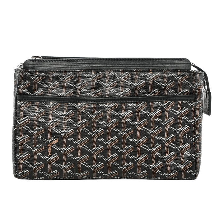 Goyard 'Goyardine Miroir' Black PM Toiletry Bag