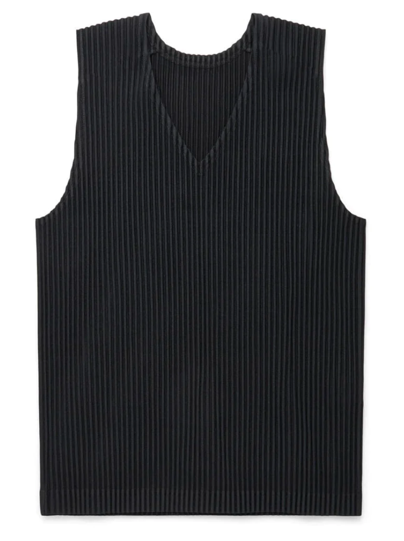 Homme Plissé Issey Miyake 'Black' Basic Vest