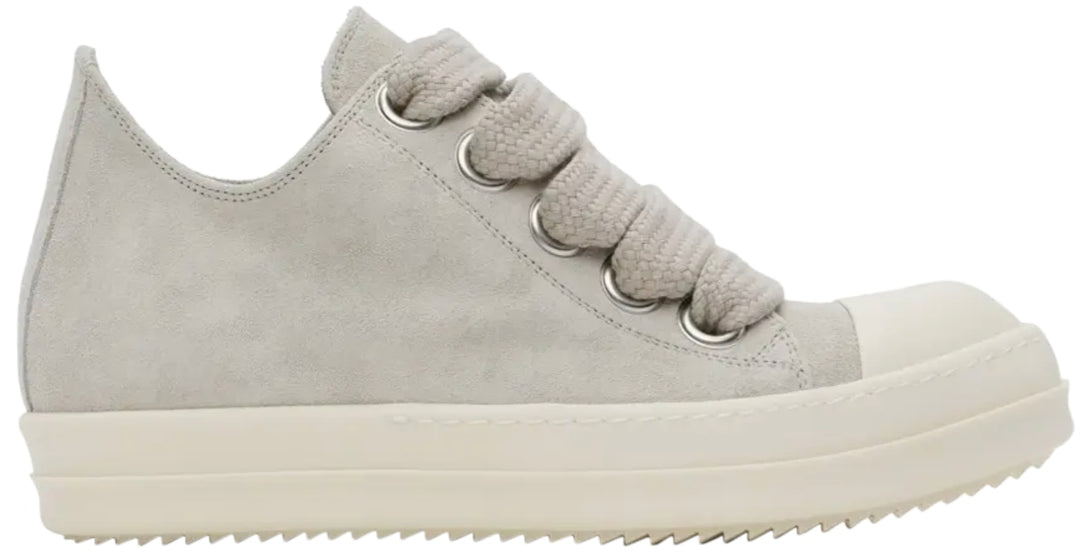 Rick Owens 'Dinge' Jumbo Lace Low Suede Sneakers