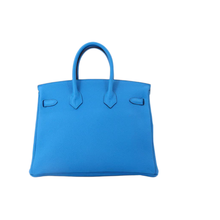 Hermès 'Bleu Zanzibar' Palladium Hardware Birkin 25