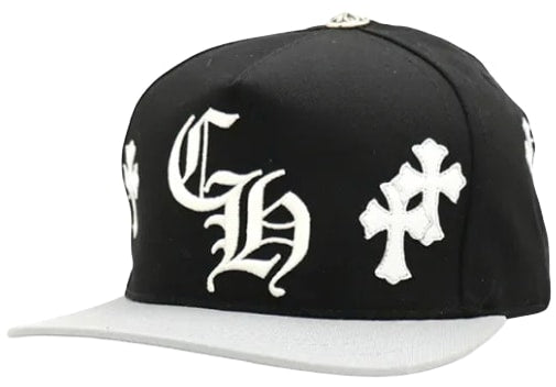 Chrome Hearts 'White Cross Patch' Grey/Black Hat