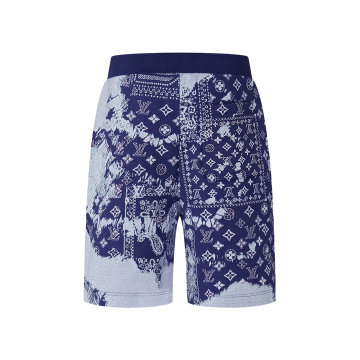Louis Vuitton Monogram Bandana Shorts Indigo/White
