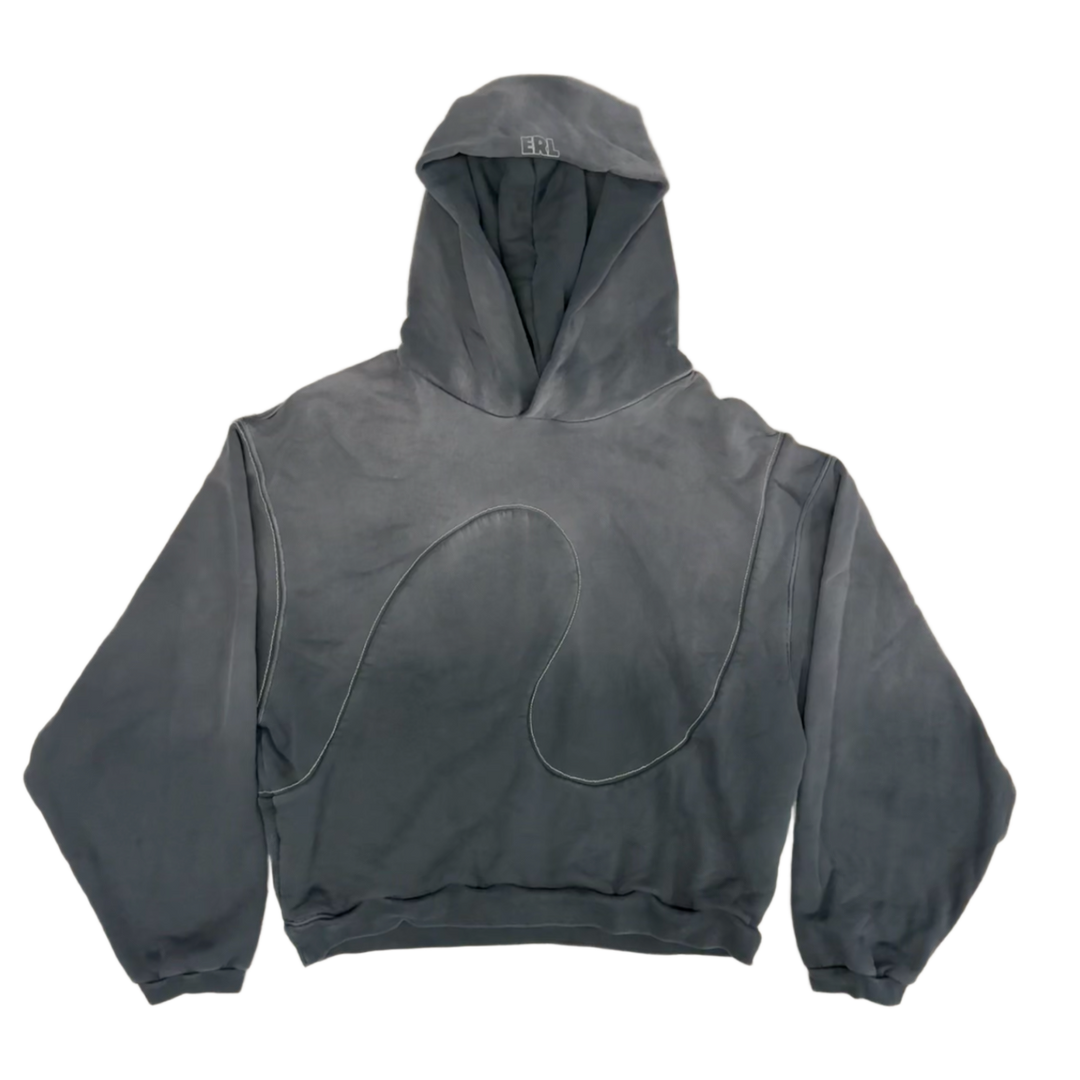ERL 'Black Swirl Fleece' Hoodie