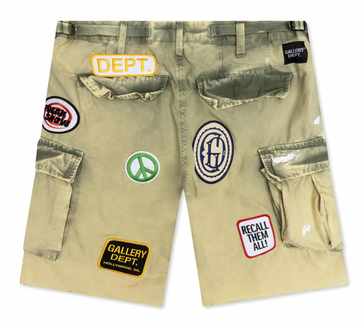 Gallery Dept. 'Kenzie Fatigue' Olive Cargo Shorts