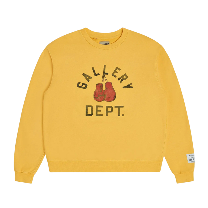 Gallery Dept. 'Yellow' Boxing Merch Crewneck