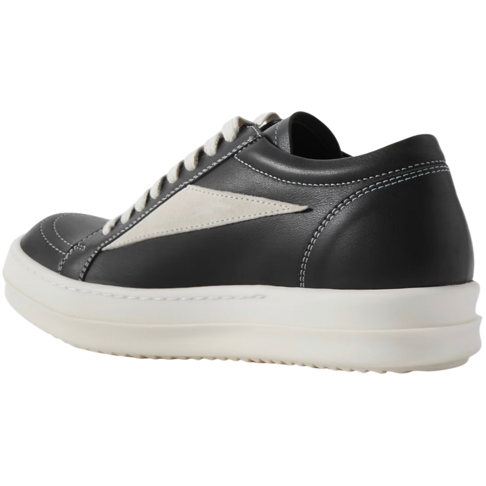 Rick Owens Vintage Leather 'Black' Sneakers