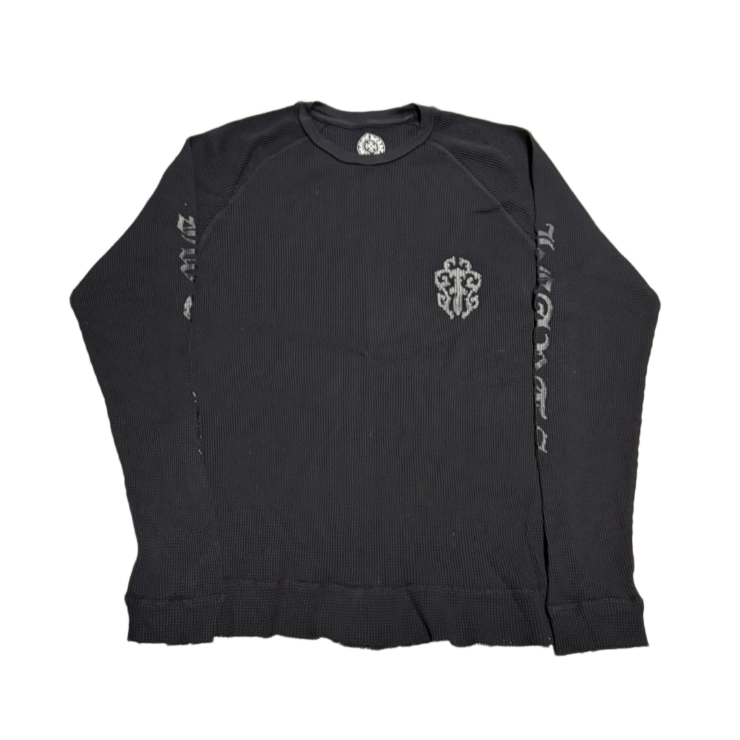 Chrome Hearts 'Black Dagger' Thermal Black Longsleeve