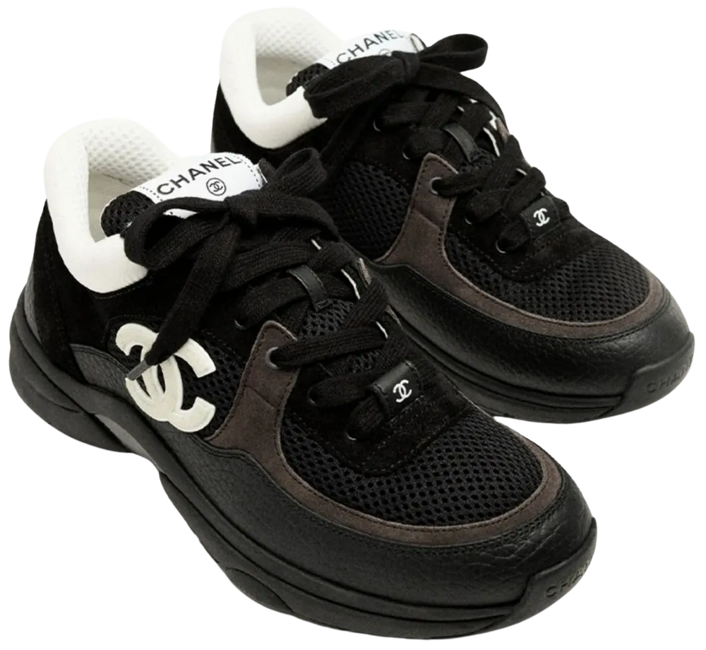 Chanel 'Black White' Trainer Sneakers