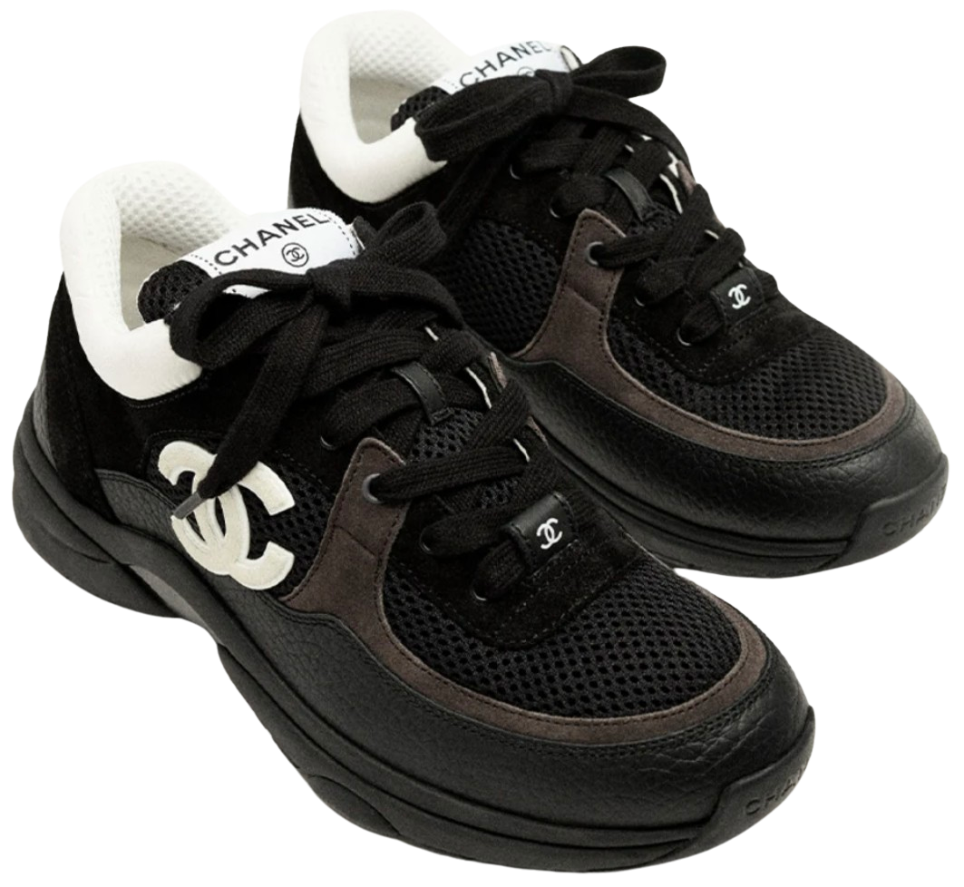 Chanel 'Black White' Trainer Sneakers