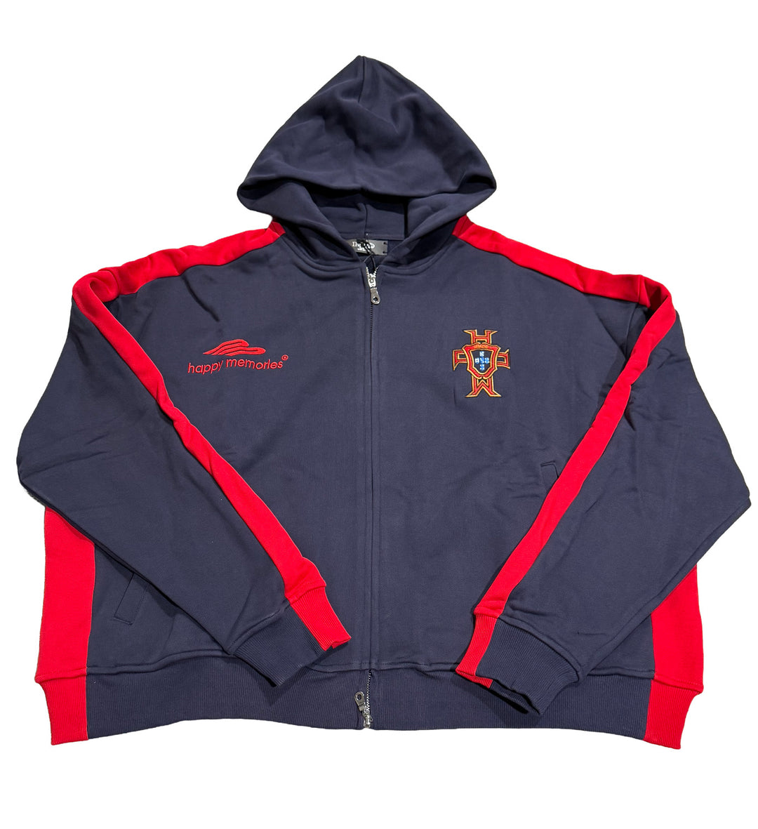 Happy Memories Don't Die HMDD 'Red 10 Lisbon' Zip Up