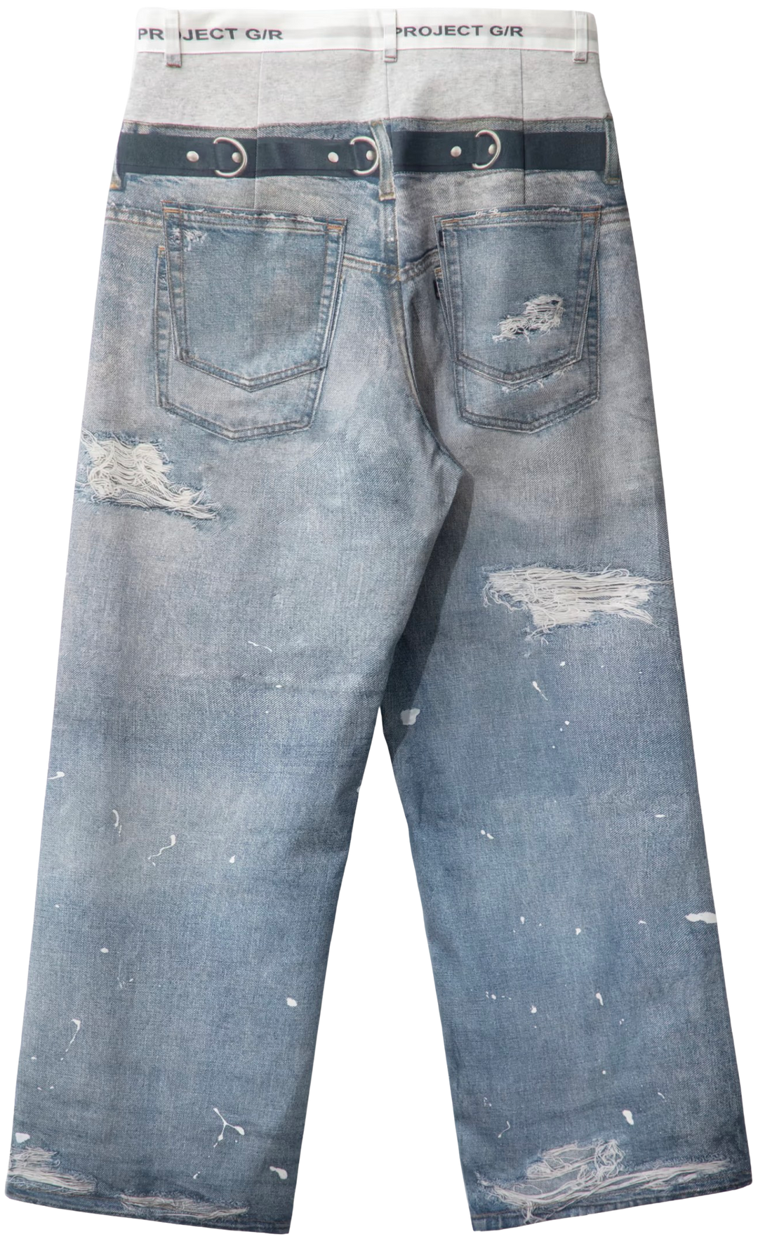 Project G/R 'Trompe L'œil' Denim Pants