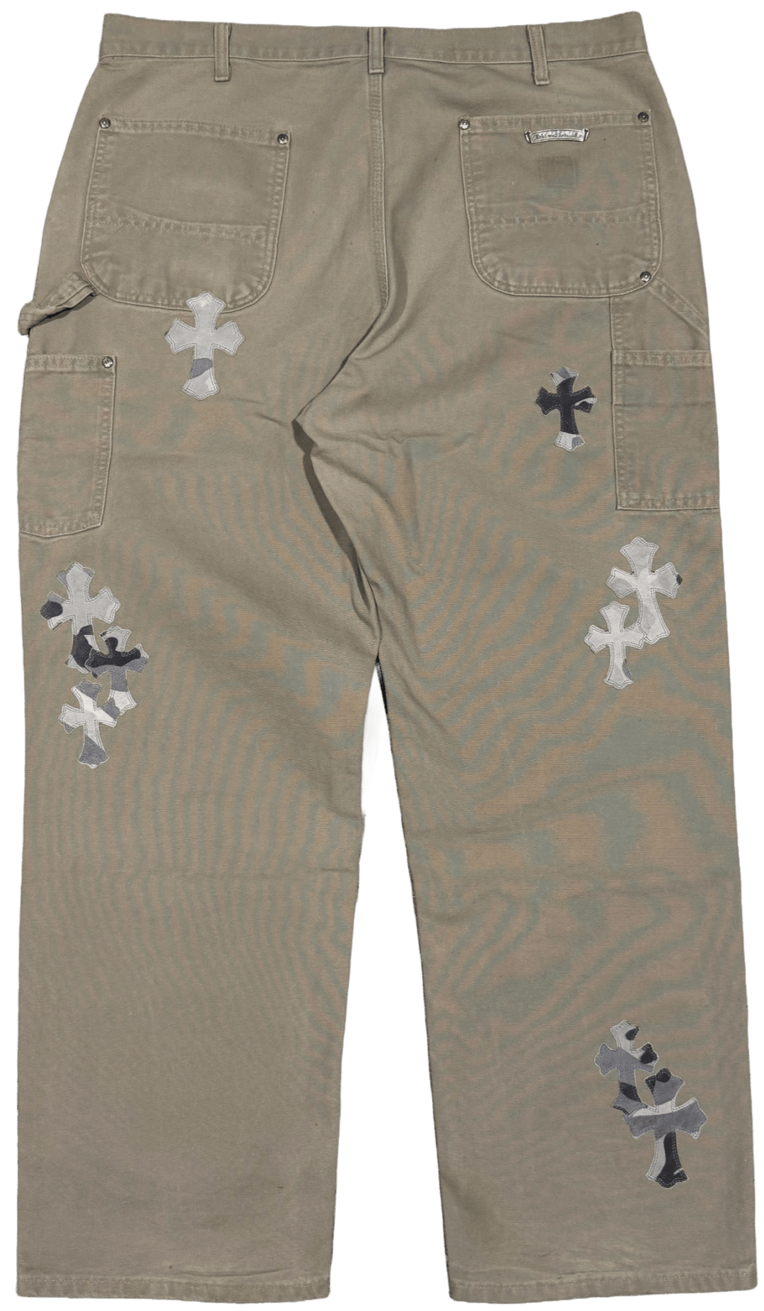 Chrome Hearts Matty Boy 'Sex Records Patch' Tan Carpenter Pants