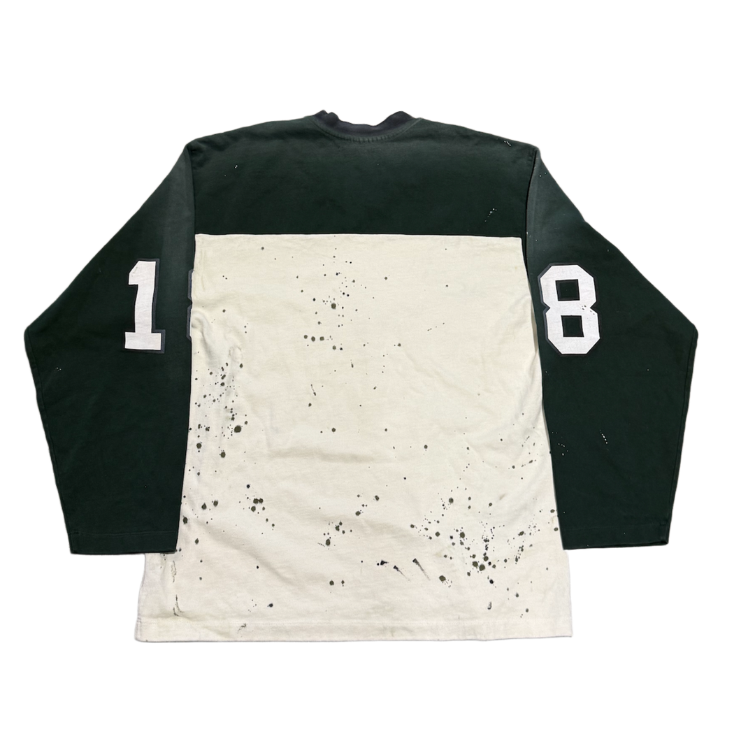 Satoshi Nakamoto 'Bank of Satoshi' Green Longsleeve Tee