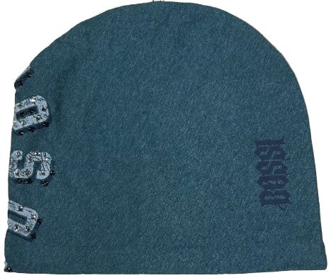 Bossi 'Aqua Harley' Rhinestone Vintage Beanie