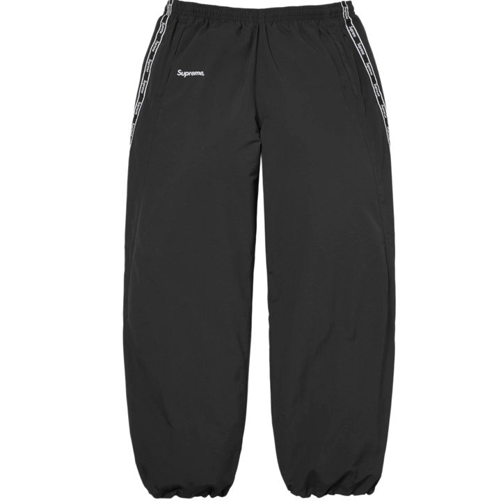 Supreme Logo Taping 'Black' Track Pants