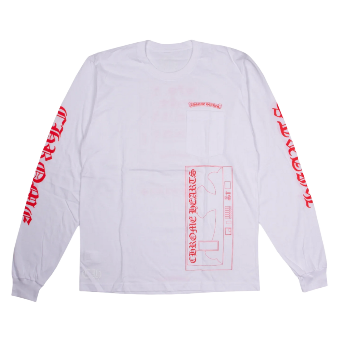 Chrome Hearts 'Aoyama' Exclusive White Longsleeve Tee